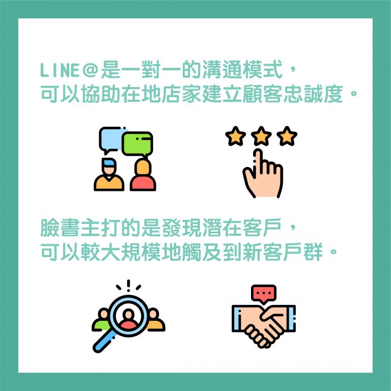 LINE@一對一的溝通，建立顧客忠誠度