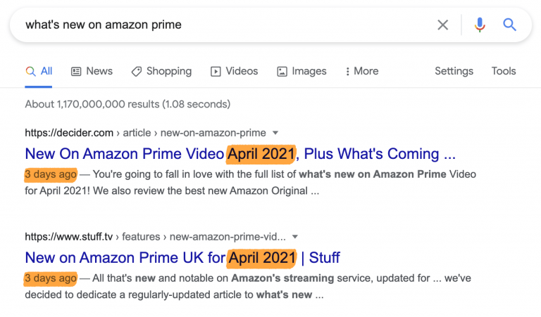 amazon prime 上有什麼新鮮事