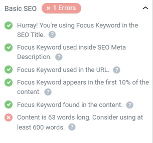 basic seo